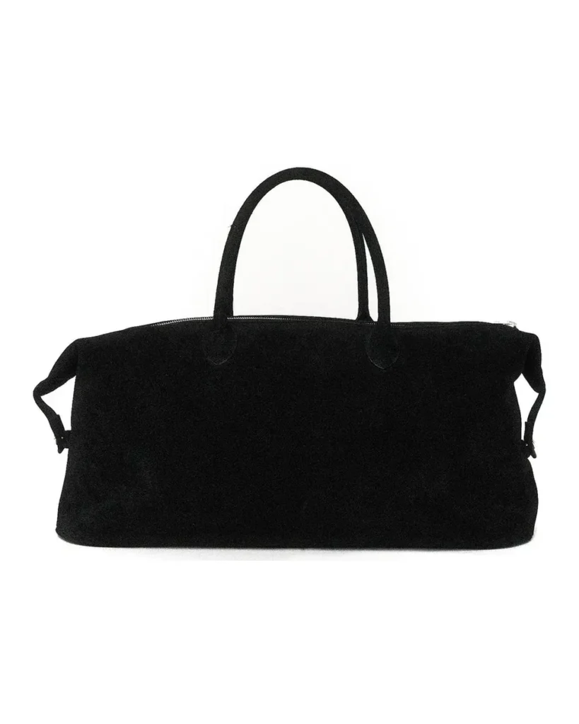 MARY POPPINS BAG black suede front