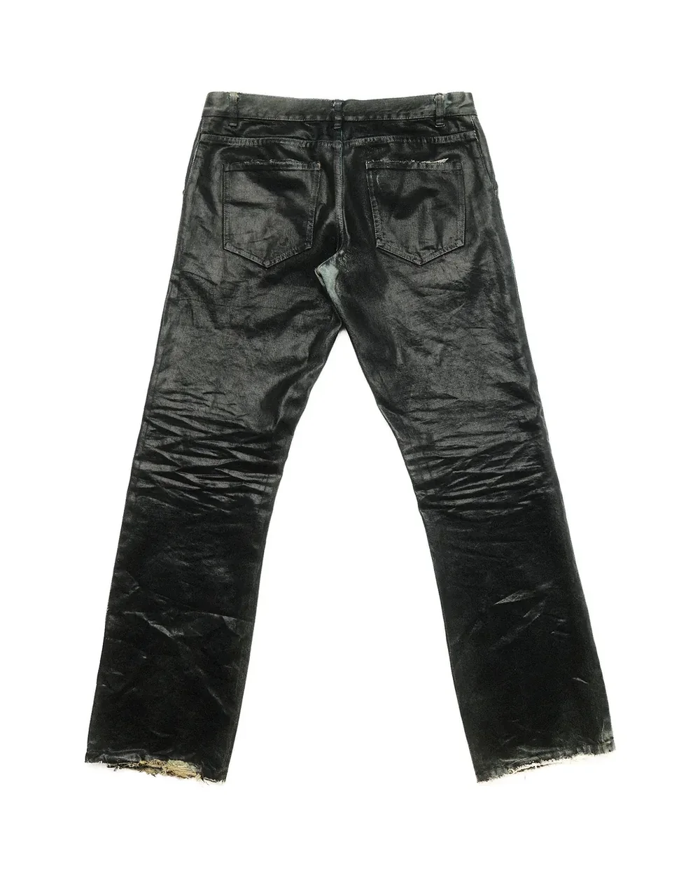 REX WAXED JEAN black back