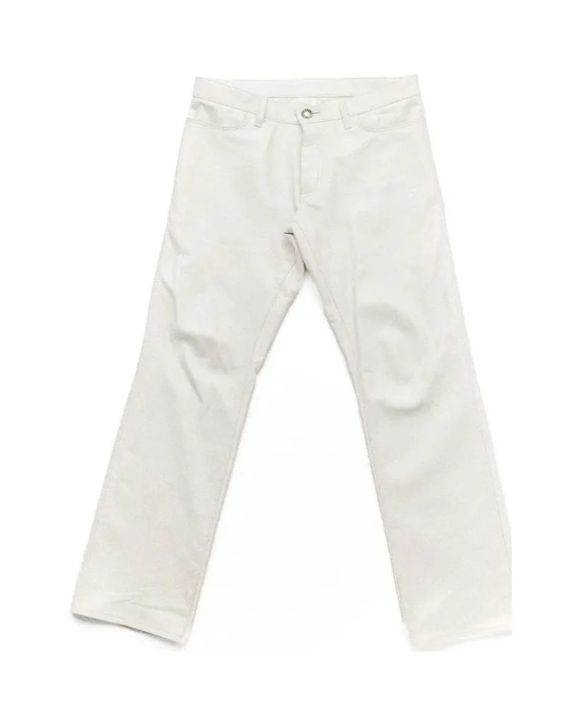 SOMEWHERE LEATHER PANT white front