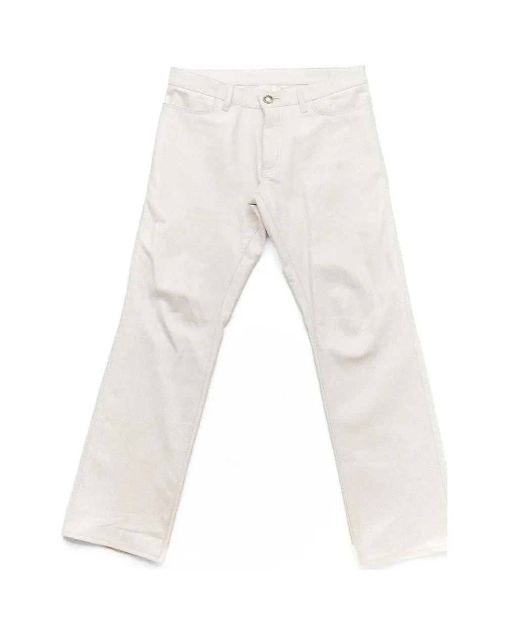 SOMEWHERE LEATHER PANT white front